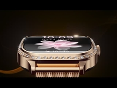 MK88 Ladies Diamond Smart Watch Monitor de salud BT llamada de sangre oxígeno Smartwatch IP68 a prueba de agua