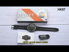 HK87 Reloj inteligente con pantalla AMOLED exterior BT llamada Reloj inteligente con modo deportivo