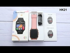 HK21 Reloj inteligente 2,01 pulgadas Rate de corazón Fitness Reloj inteligente con llamada BT