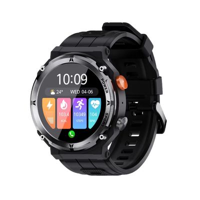 C21 Pro Sport Hombres Reloj inteligente para exteriores BT llamada 410mAh Batería grande IP68 resistente al agua