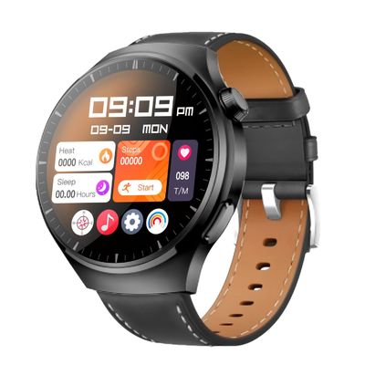 Reloj inteligente S20 Max IP67 Fitness Tracker Cinturón de cuero Reloj inteligente con pantalla robusta
